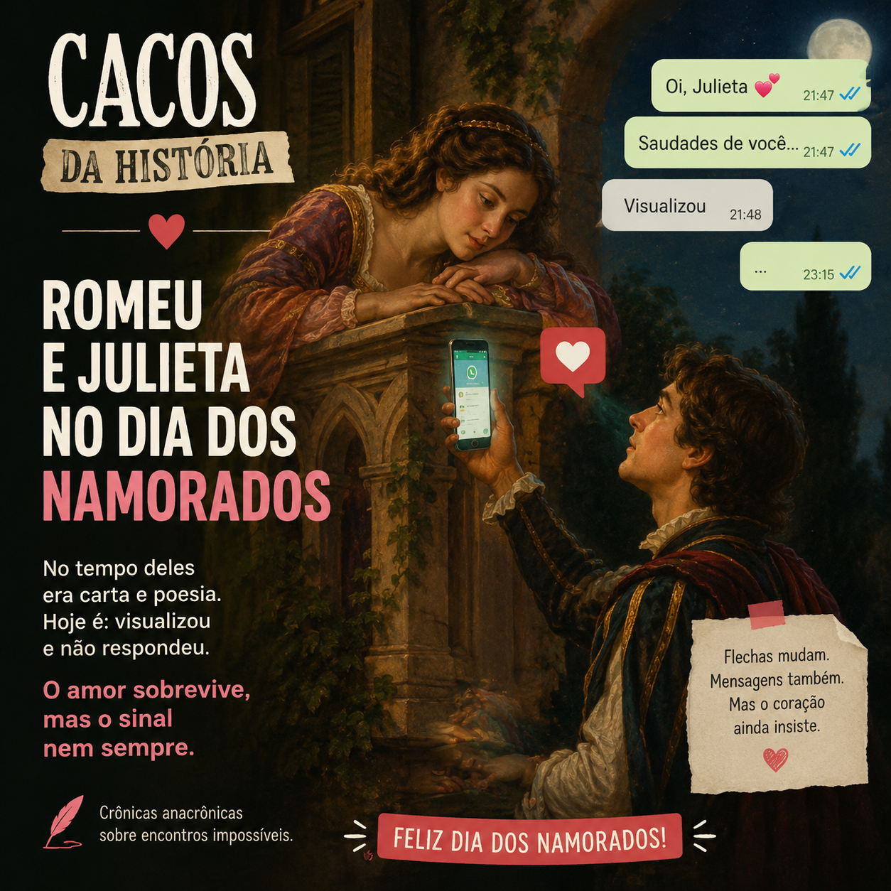 Romeu e Julieta no Dia dos Namorados – Cacos da História