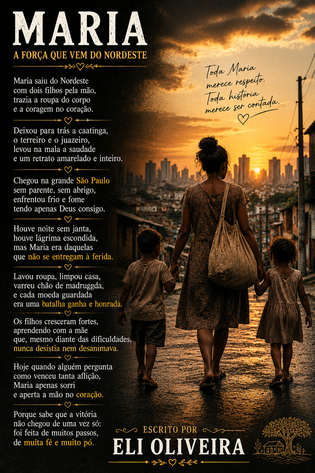 Maria – a força que vem do nordeste